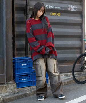 レッドボーダー　モデル:159cm L着用