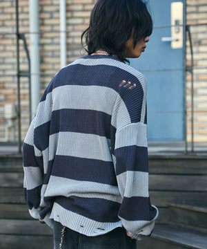 グレーボーダー　モデル:175cm L着用