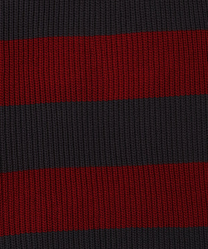 ボーダーダメージニットプルオーバー