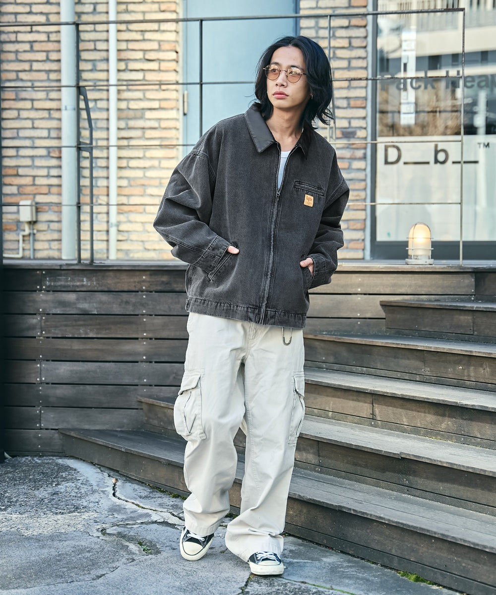 デニムブラックソノタ　モデル:175cm L着用