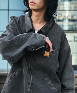 デニムブラックソノタ　モデル:175cm L着用