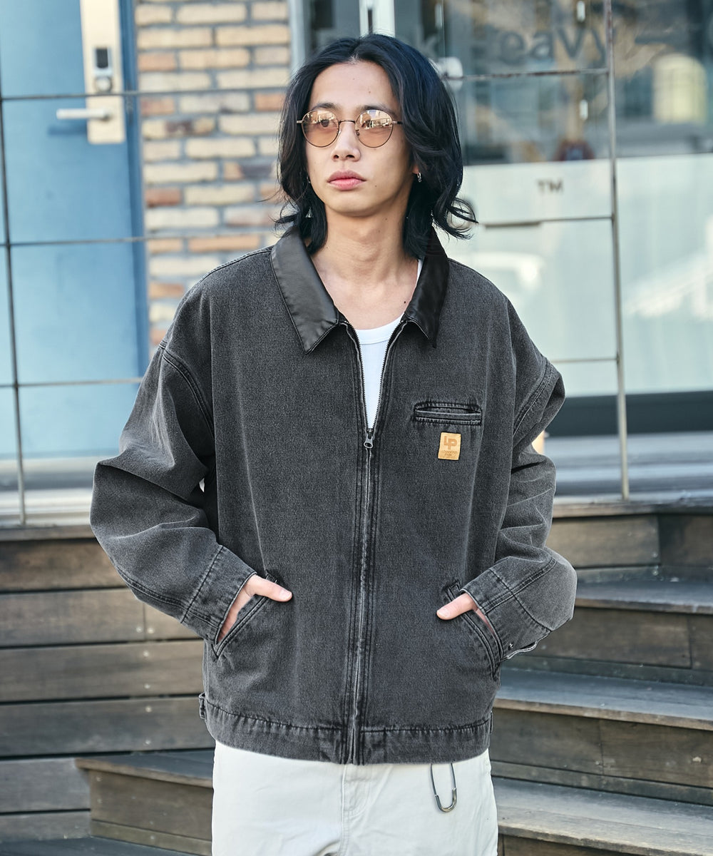 デニムブラックソノタ　モデル:175cm L着用