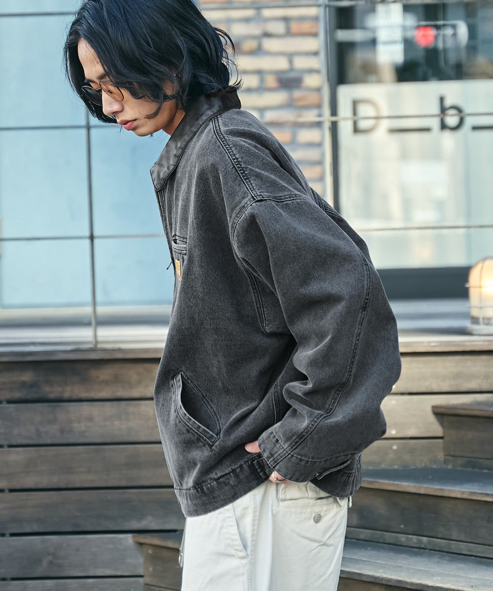 デニムブラックソノタ　モデル:175cm L着用