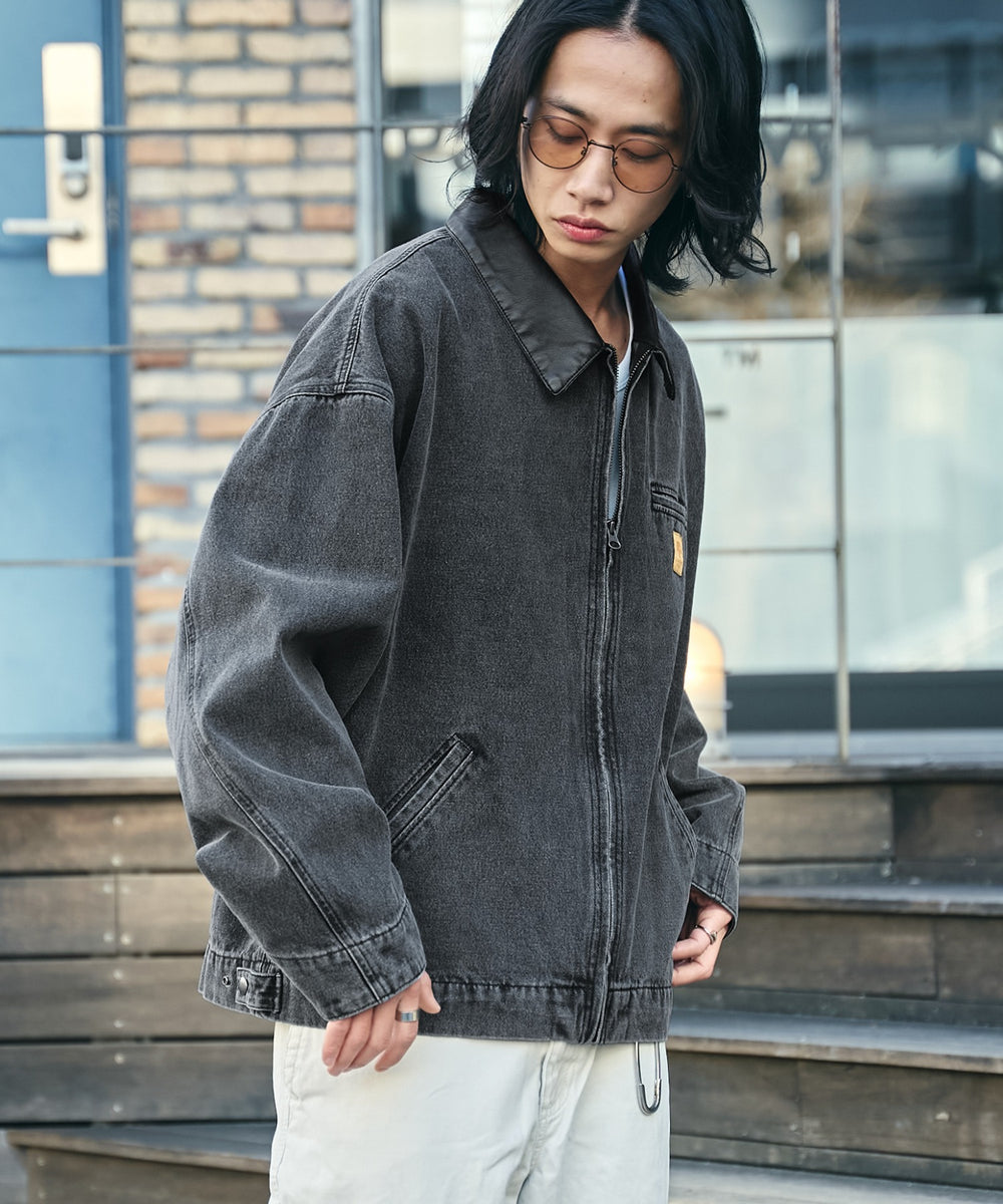 デニムブラックソノタ　モデル:175cm L着用