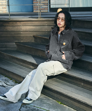 デニムブラックソノタ　モデル:175cm L着用