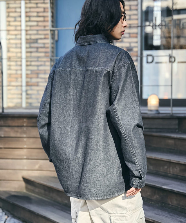 デニムブラックソノタ　モデル:175cm L着用