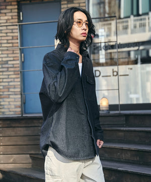 デニムブラックソノタ　モデル:175cm L着用