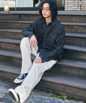 デニムブラックソノタ　モデル:175cm L着用