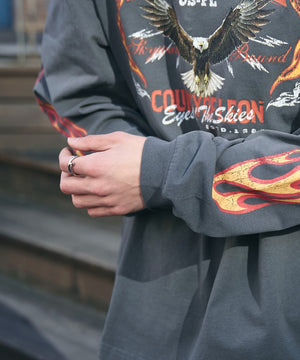 ヴィンテージライクグラフィックT（LS）