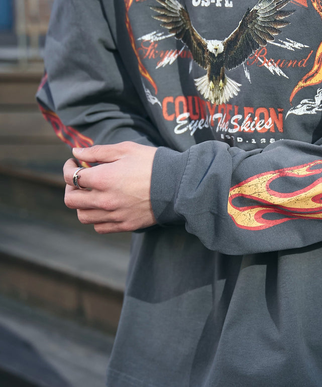 ヴィンテージライクグラフィックT（LS）