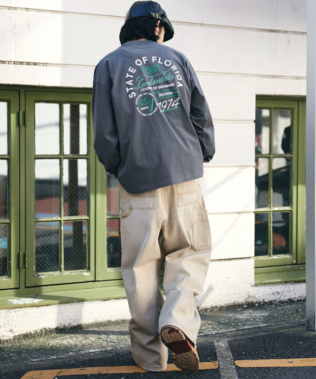 柄2　モデル:175cm L着用