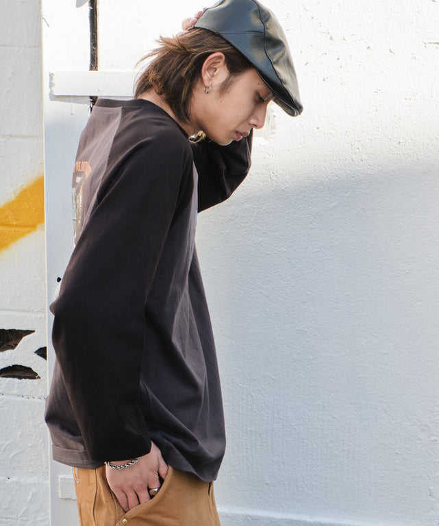 リラックスフィットグラフィックラグランT（7S） – WEGO ONLINE STORE