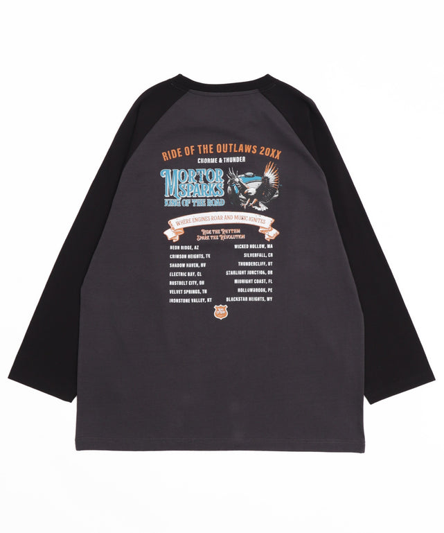 リラックスフィットグラフィックラグランT（7S） – WEGO ONLINE STORE