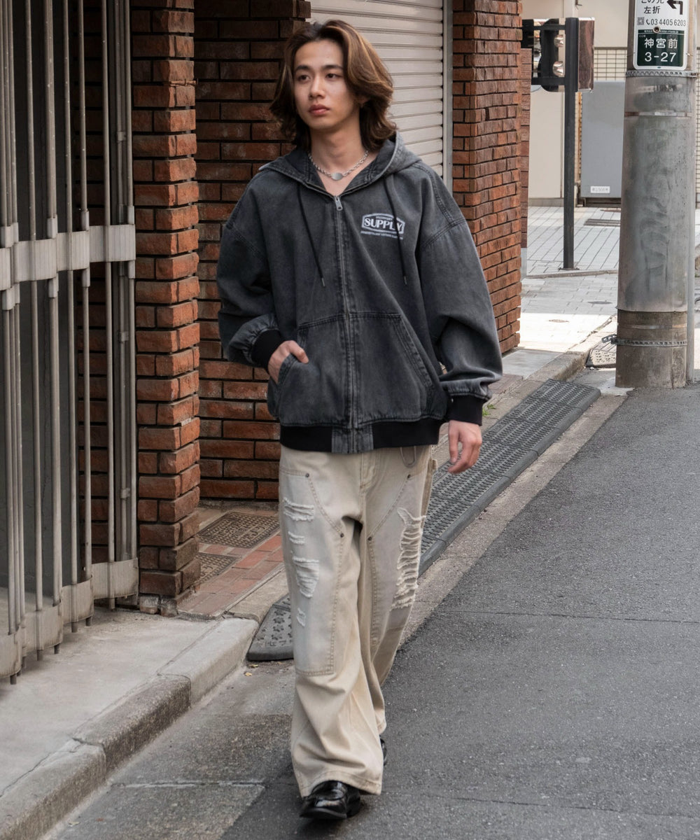 デニムブラックソノタモデル：175cm L着用