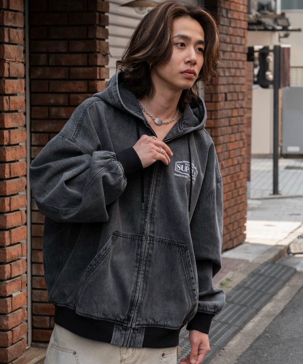 デニムブラックソノタモデル：175cm L着用