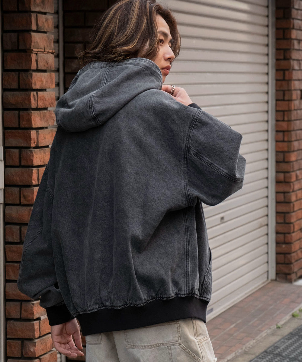 デニムブラックソノタモデル：175cm L着用