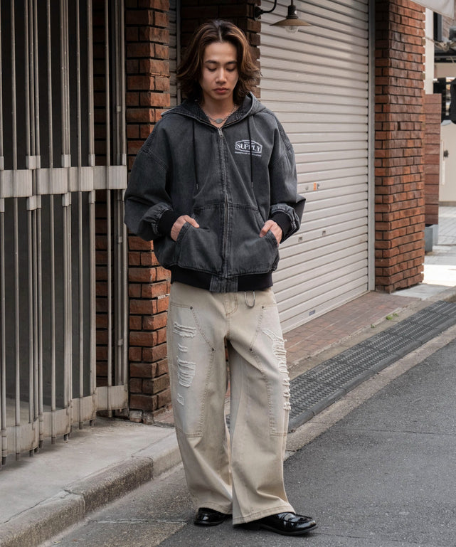 デニムブラックソノタモデル：175cm L着用