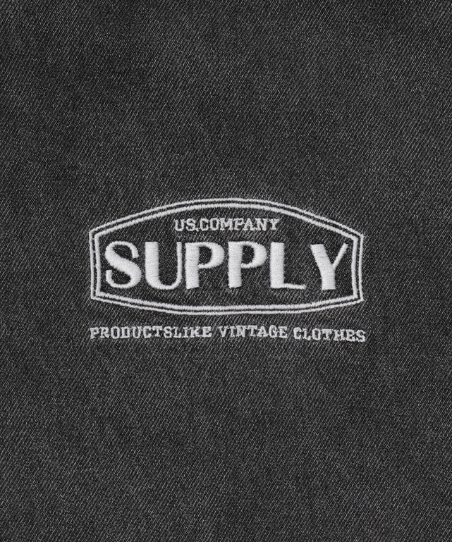 デニムフードブルゾン