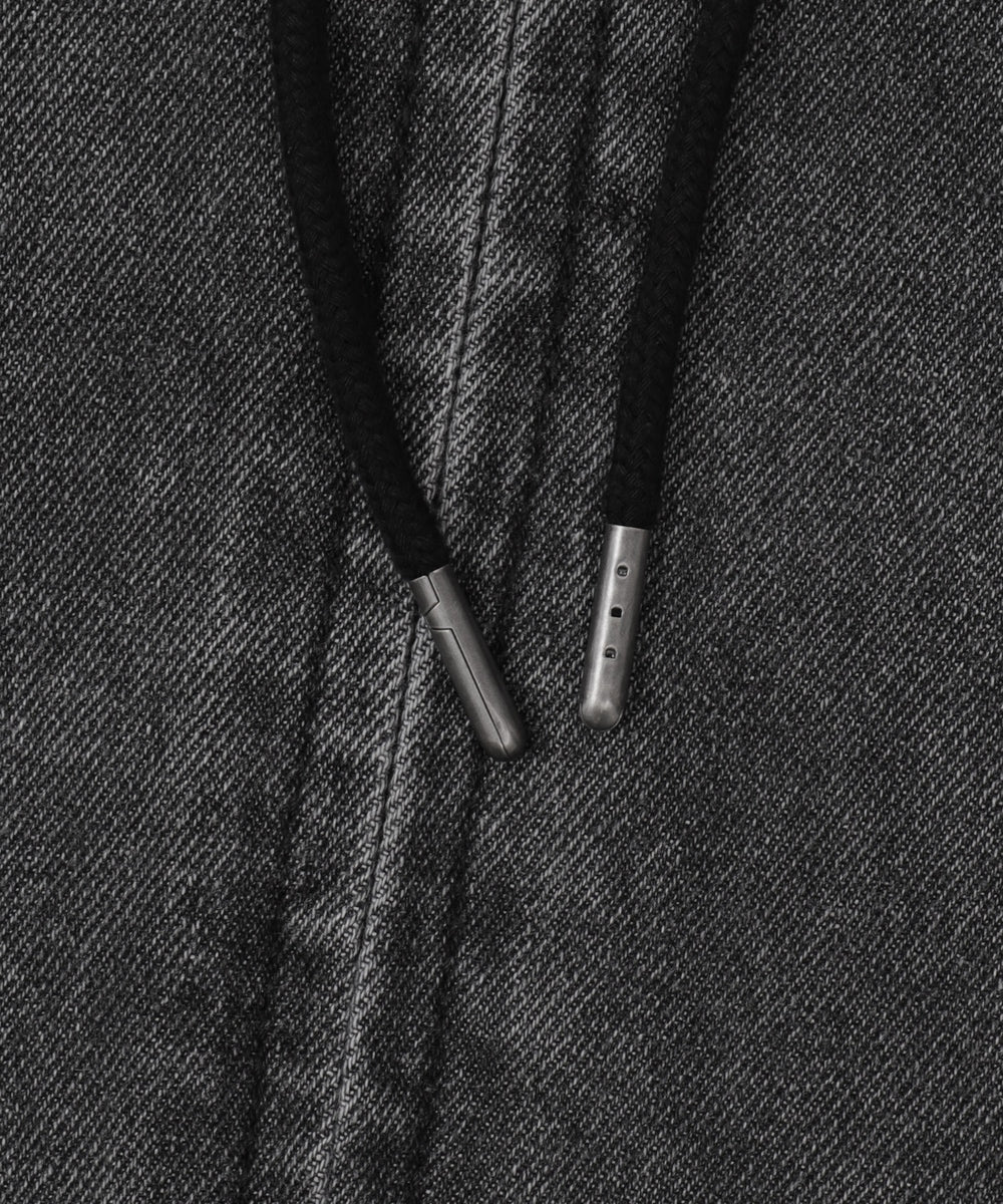 デニムフードブルゾン