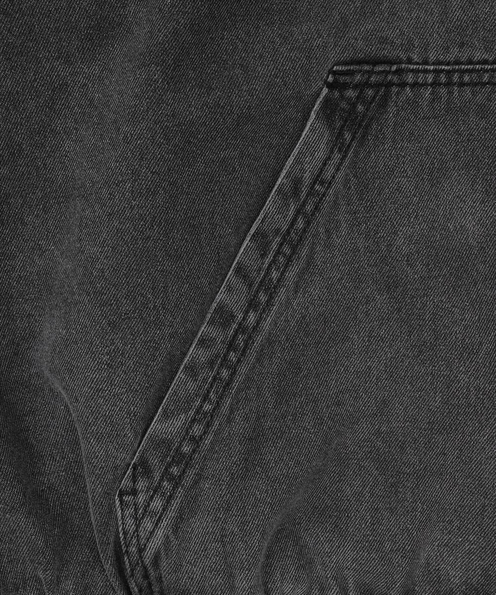 デニムフードブルゾン