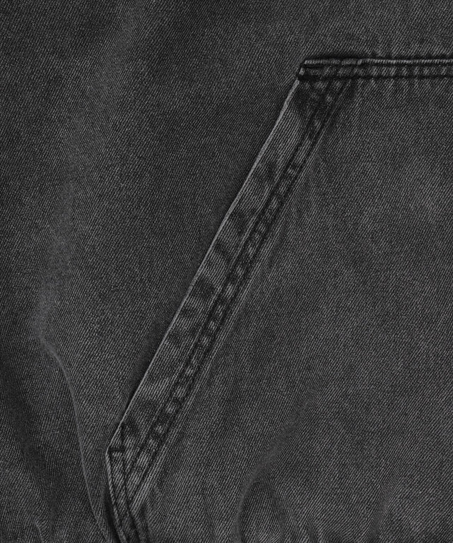 デニムフードブルゾン