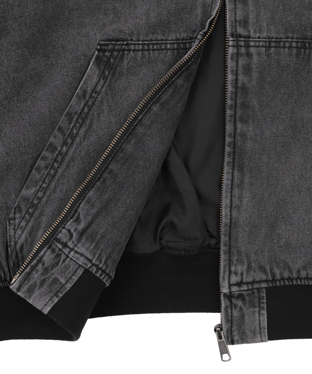 デニムフードブルゾン