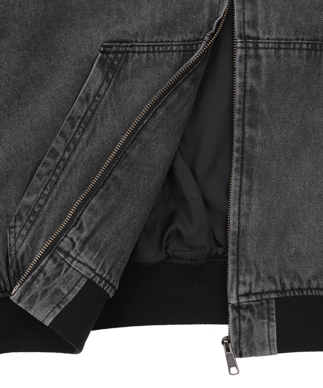 デニムフードブルゾン