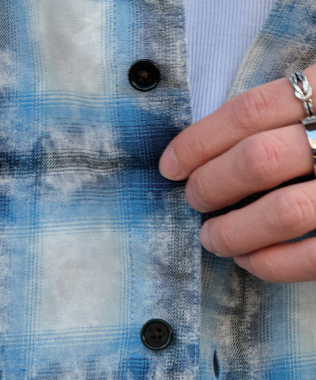 ブリーチオンブレチェックシャツ（LS）