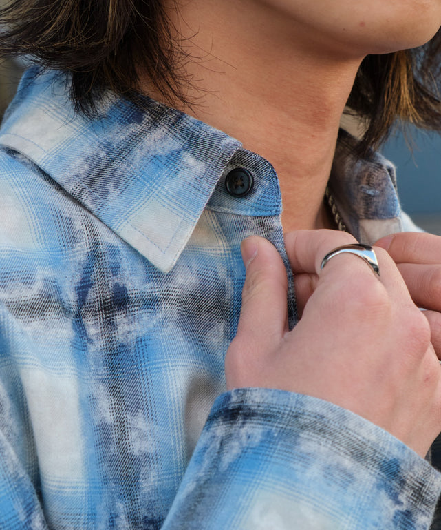 ブリーチオンブレチェックシャツ（LS）