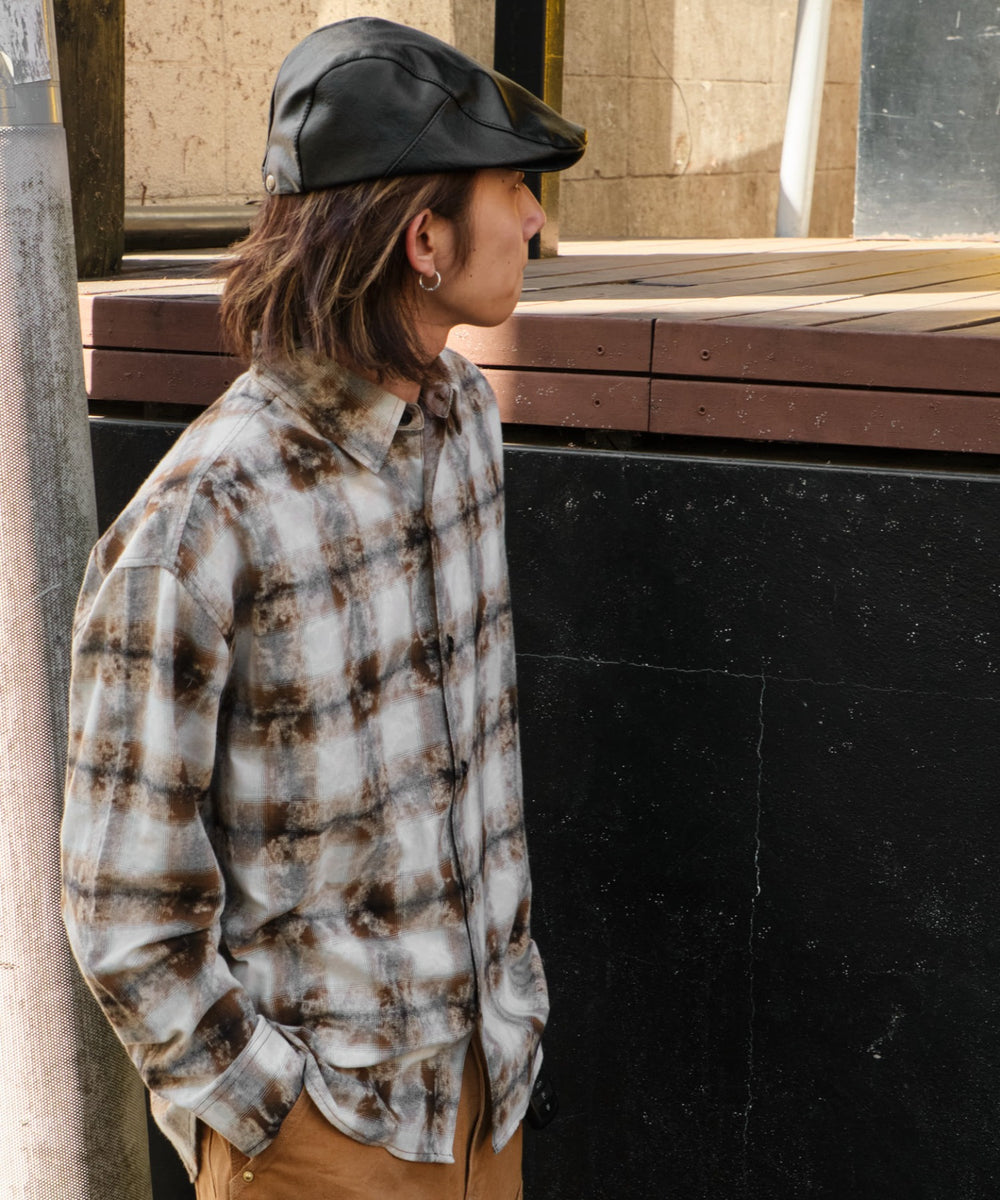 ブラウン モデル：175cm F着用