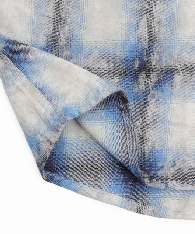 ブリーチオンブレチェックシャツ（LS）