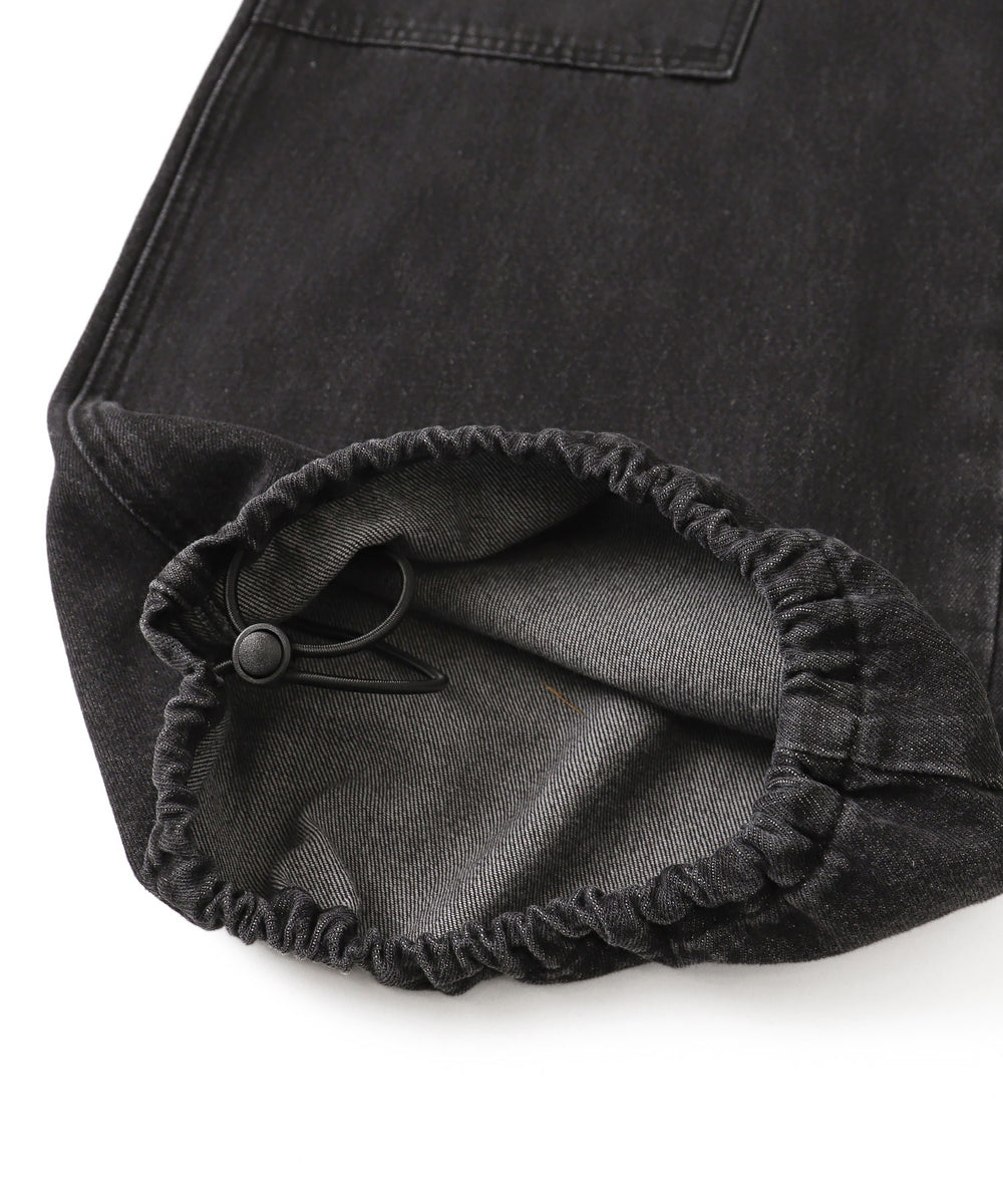 ダブルニーダメージデニムパンツ