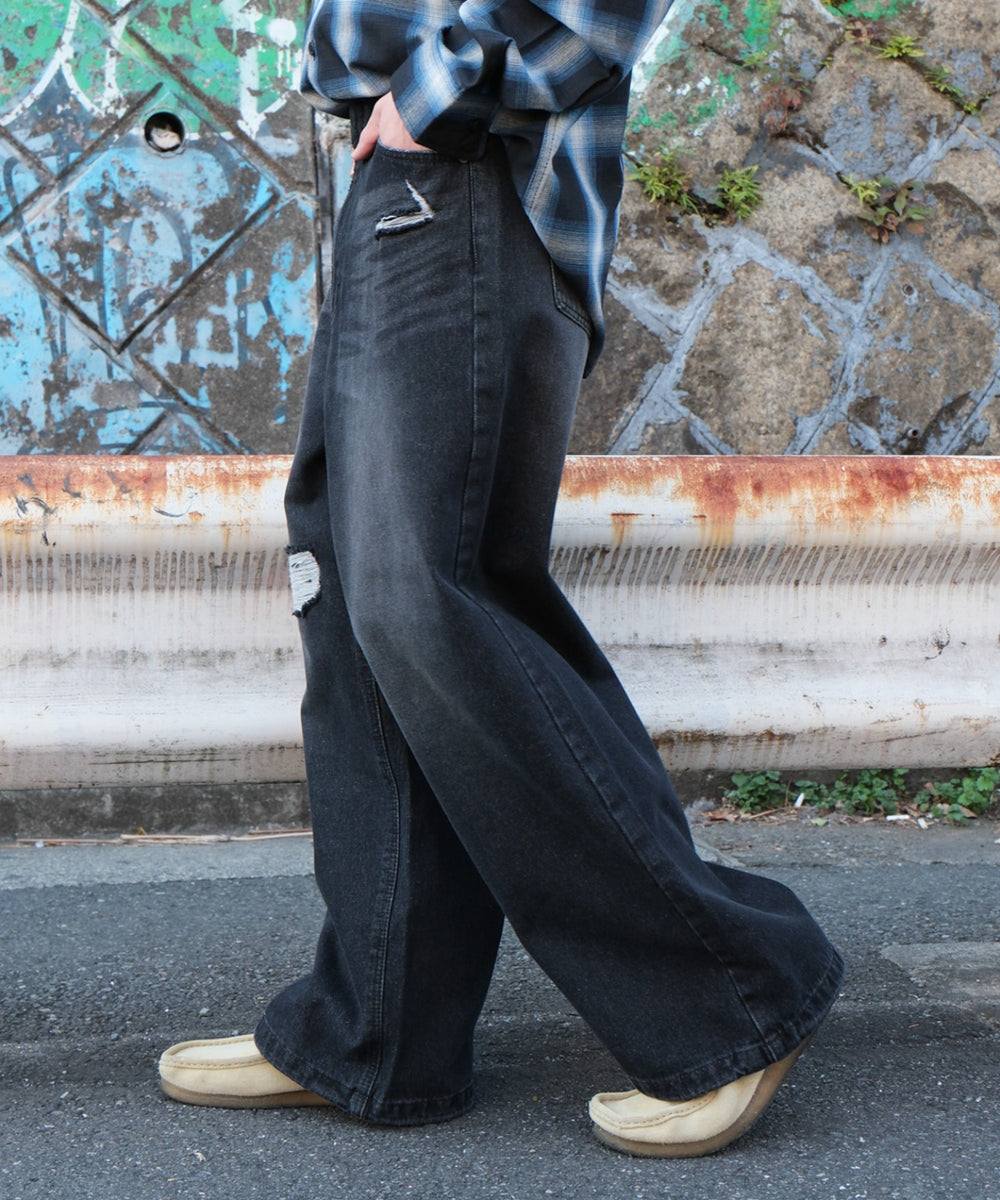 デニムブラックソノタ モデル：175cm L着用