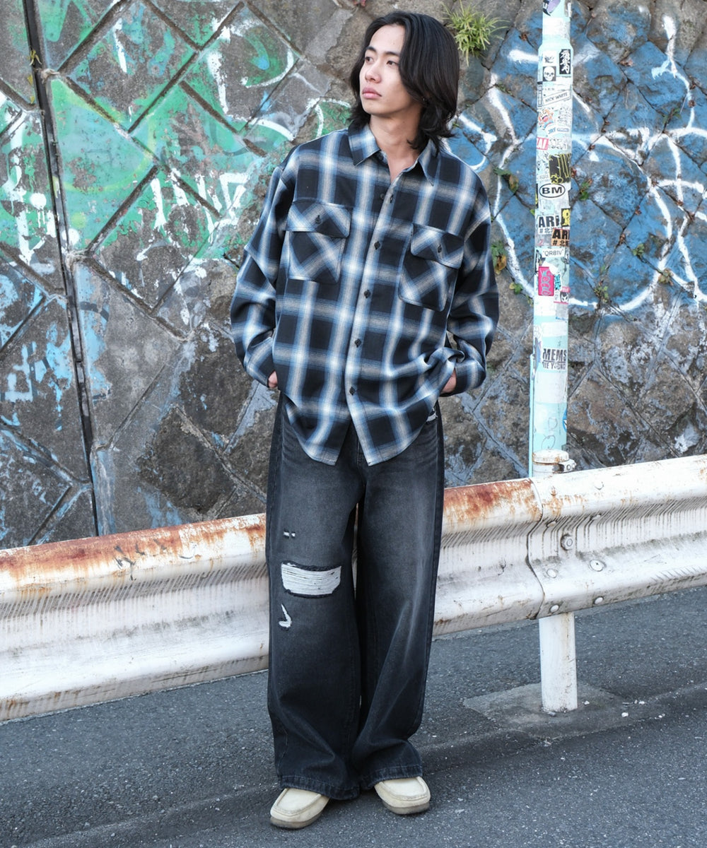 デニムブラックソノタ モデル：175cm L着用