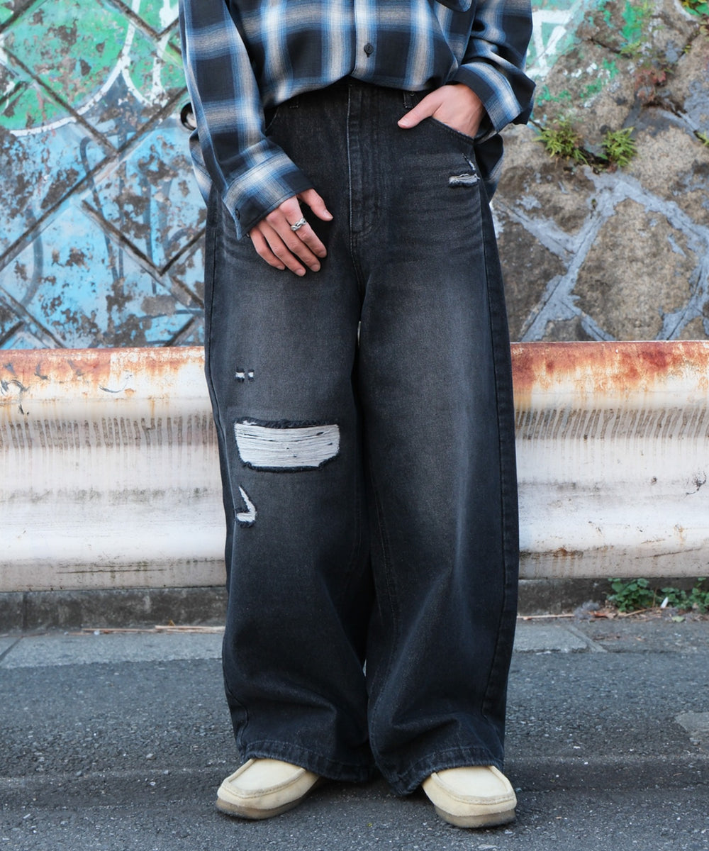 デニムブラックソノタ モデル：175cm L着用