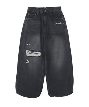 スーパーバギーダメージデニムパンツ