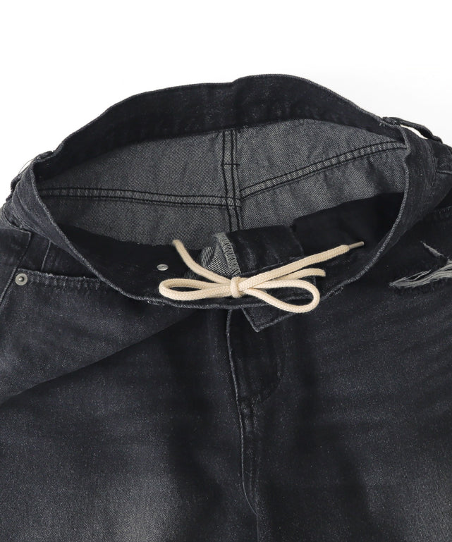 スーパーバギーダメージデニムパンツ