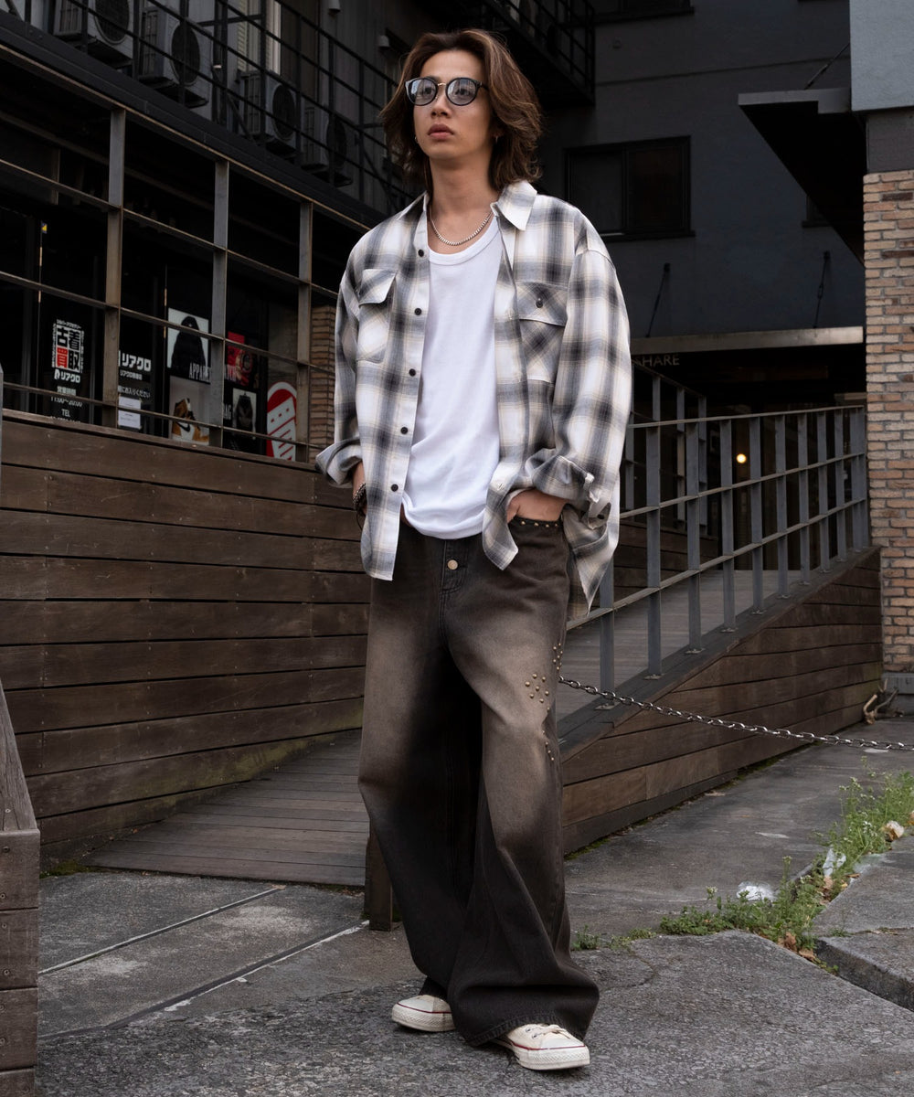 デニムブラックソノタ モデル：175cm L着用