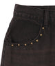 スーパーバギ－スタッズデニムパンツ