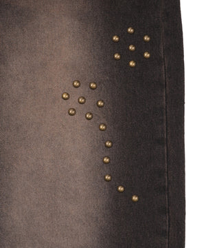 スーパーバギ－スタッズデニムパンツ