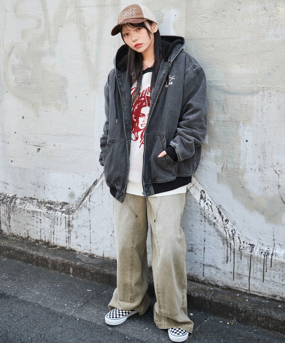 デニムブラックソノタ モデル：159cm M着用