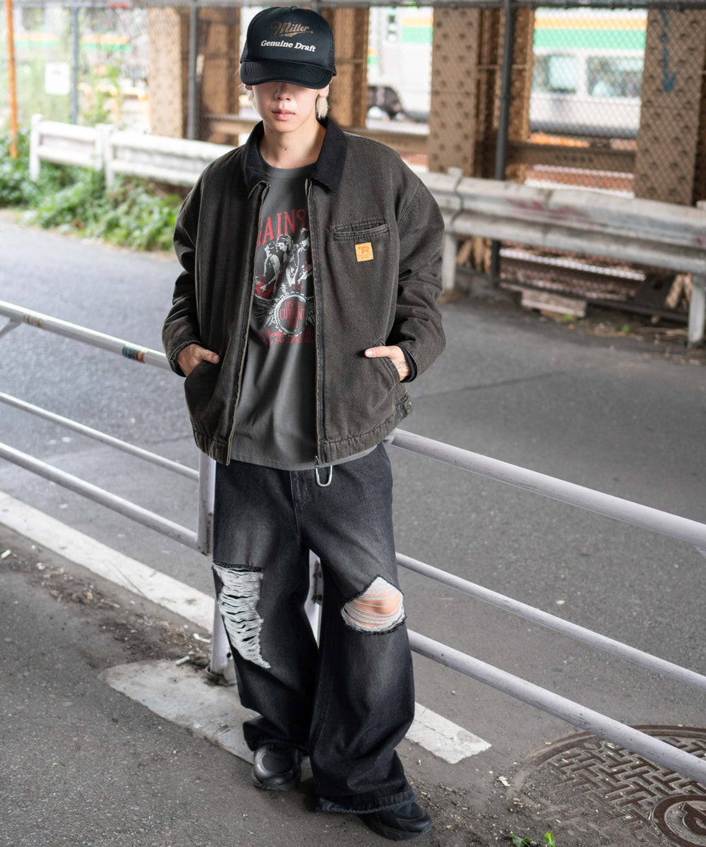 デニムブラックソノタ モデル：175cm L着用