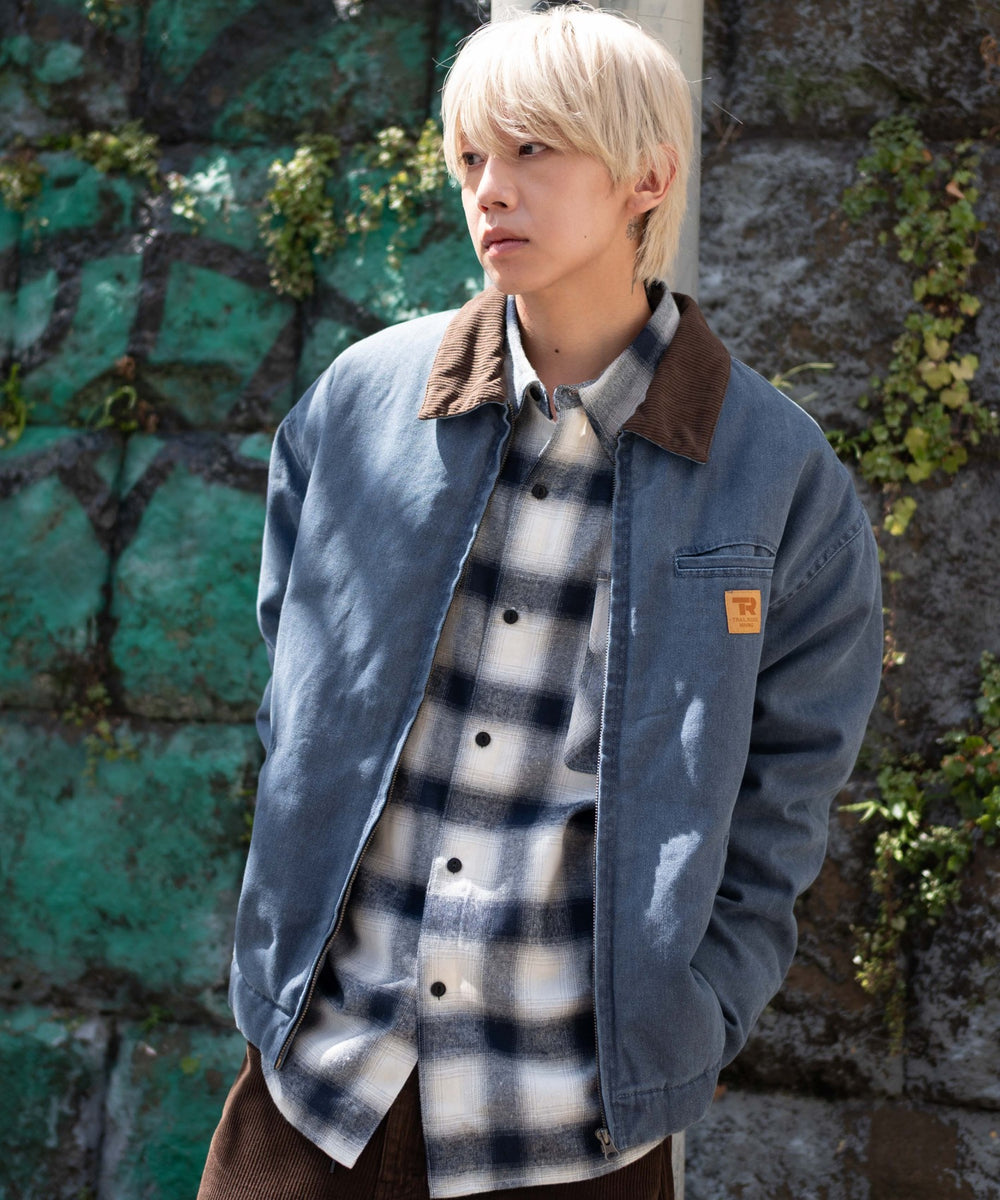 ネイビー モデル：175cm L着用