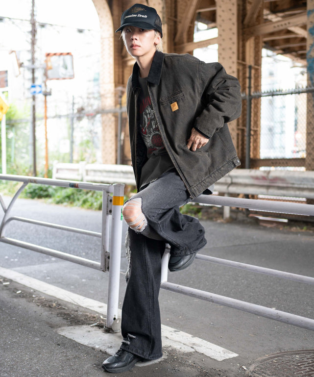 デニムブラックソノタ モデル：175cm L着用