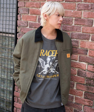 カーキ モデル：175cm L着用