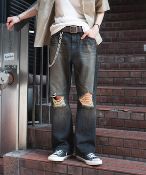 デニムブラックソノタ モデル：182cm L着用