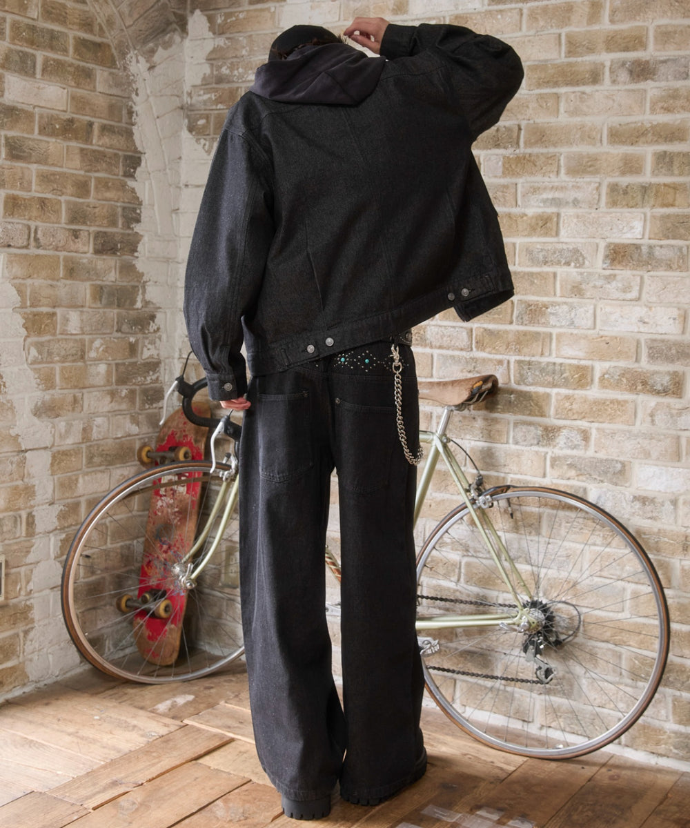 デニムブラック モデル：175cm L着用