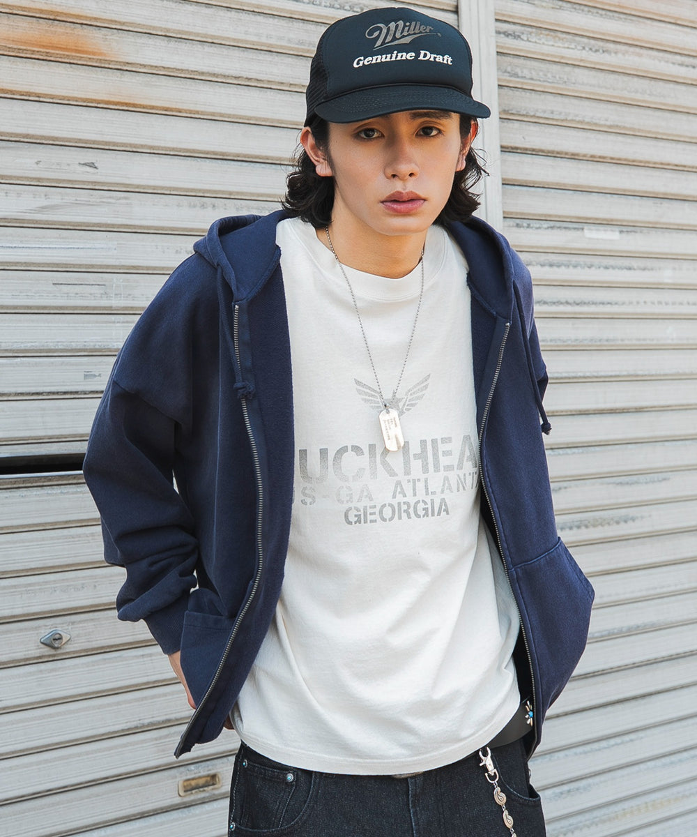 ネイビー モデル：182cm L着用