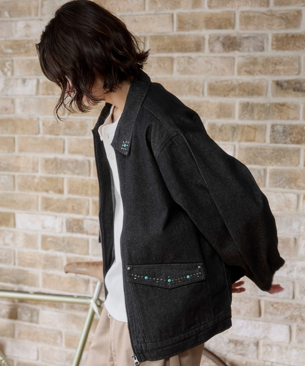 デニムブラック モデル：182cm L着用