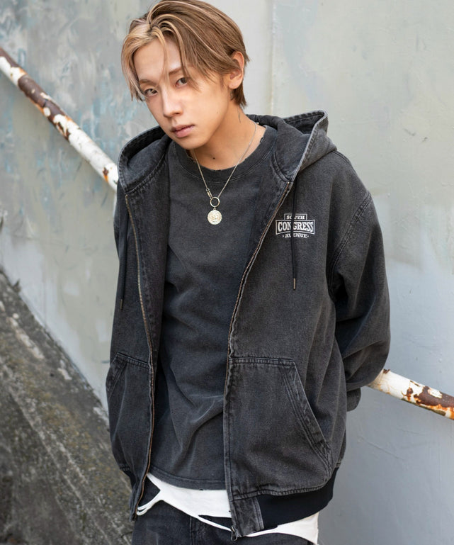 デニムブラックソノタ モデル：175cm L着用